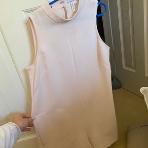Pink romper BCBG. So cute. Has pockets